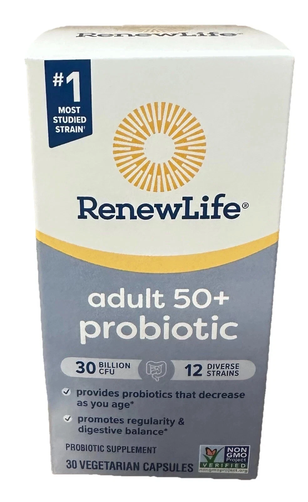 RenewLife Adult 50+ Probiotic 30ct Exp 07/2026 30 Billion CFU