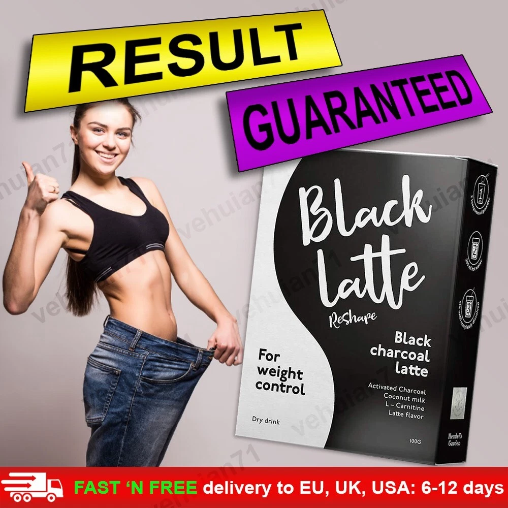 Black Latte Protein Coffee Powder - 100g Fast Shipping!