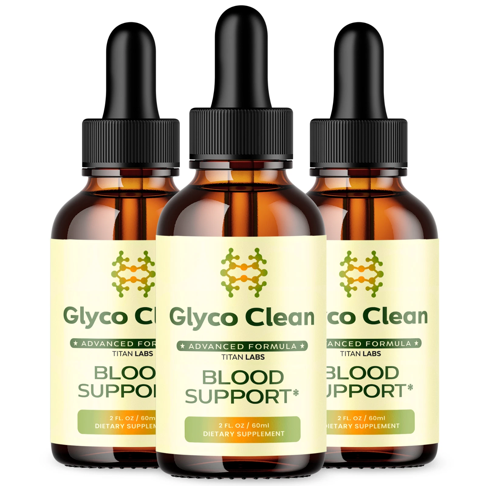 Glyco Clean Blood Drops - Support for Healthy Blood & Well-Being (3 Pack)