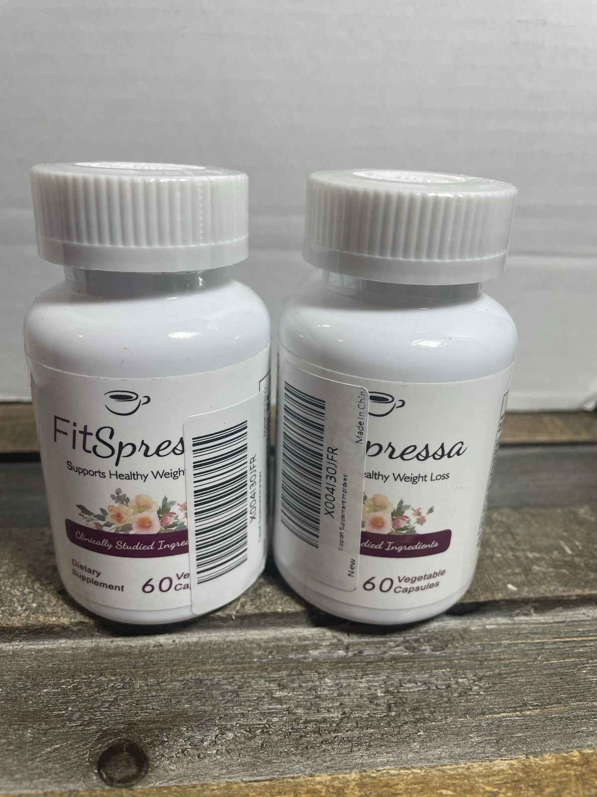 (2) FitSpressa Supports Healthy Weight Loss Dietary Supplement 60 Capsules
