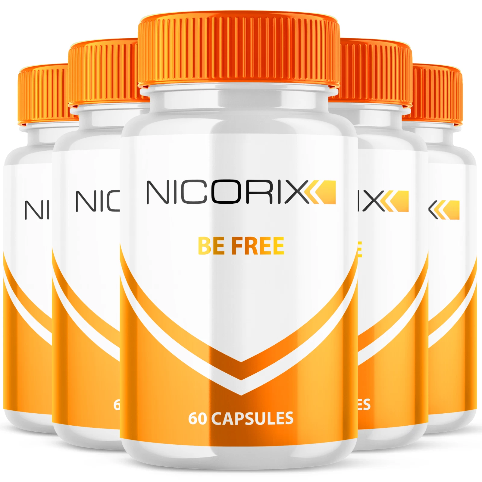 5 Pack, Nicorix Advanced Formula Supplement Pills 300 Capsules