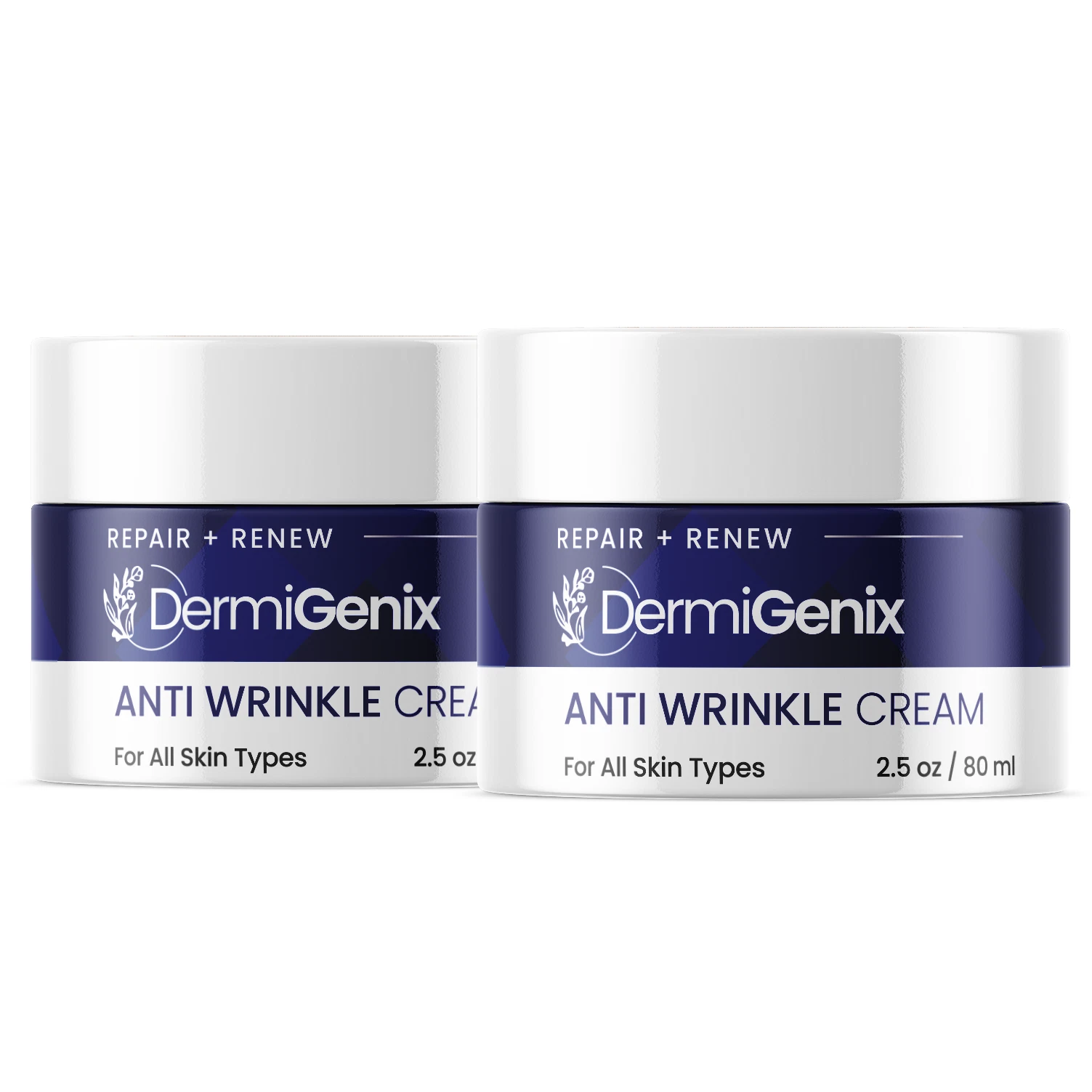 Dermigenix Anti-Wrinkle Cream Advanced Skin Moisturizer for Repair & Renew 2.5oz