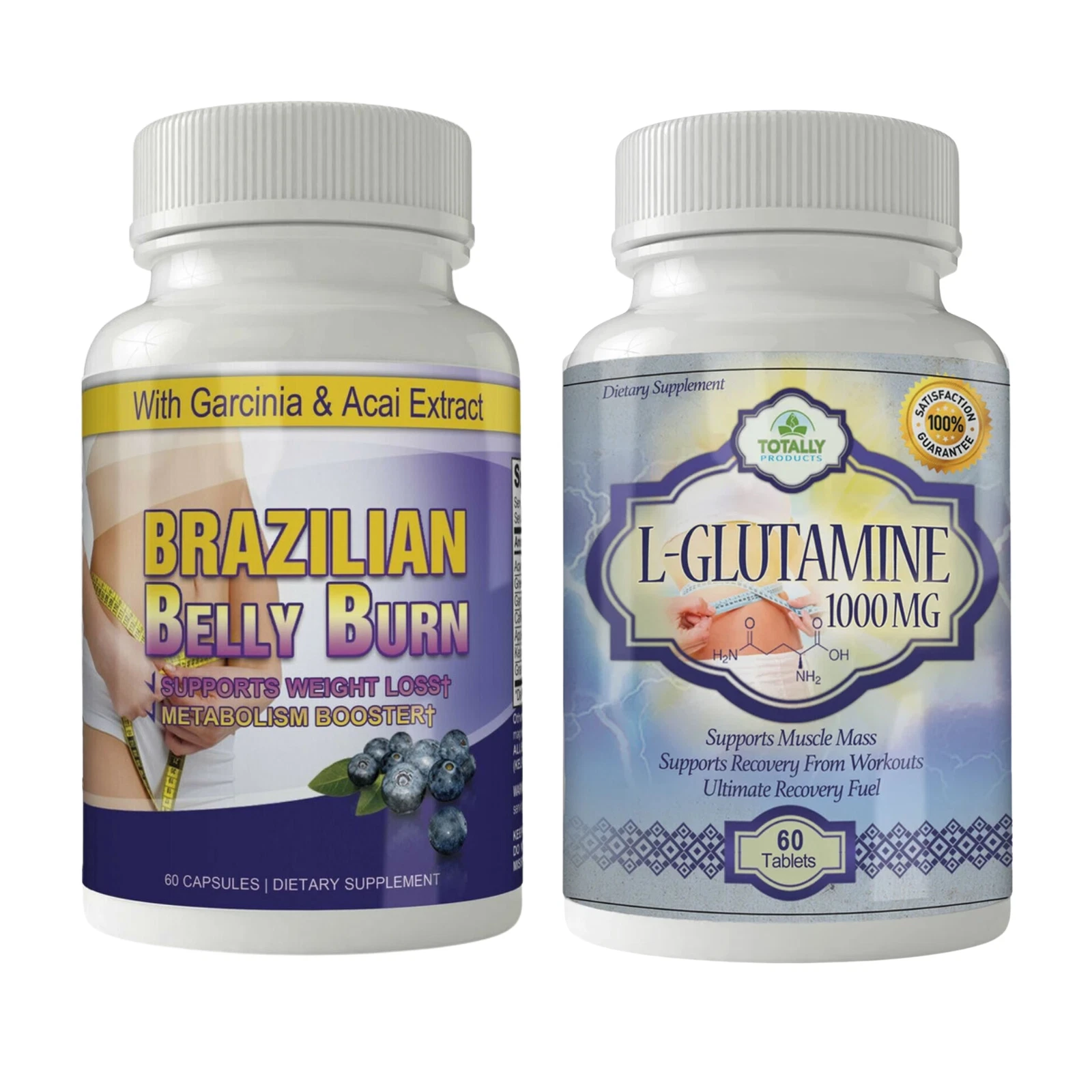 Píldoras brasileñas para quemar grasa abdominal pérdida de peso suplemento de L-glutamina crecimiento muscular