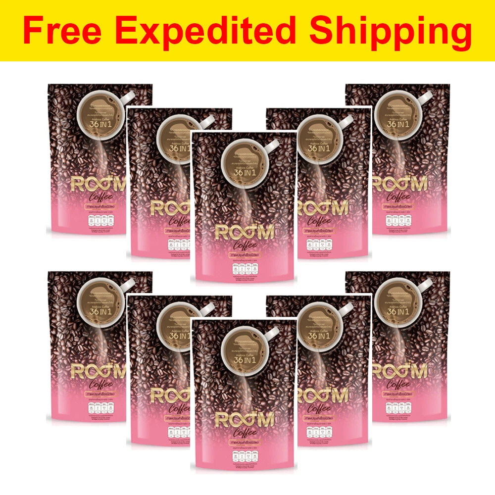 10 Packs Room Coffee Weight Control Premium Arabica Low Fat Detox Diet No Sugar