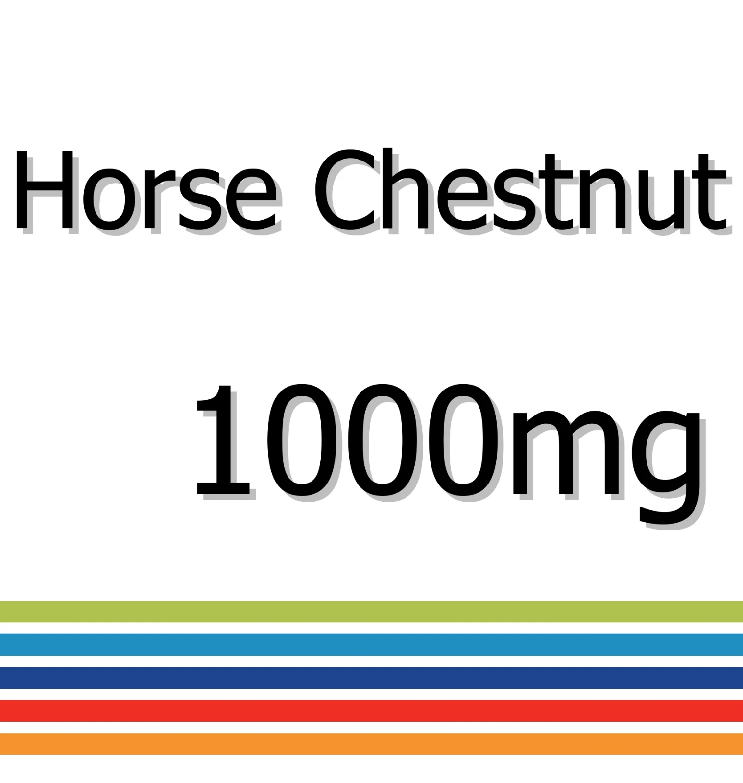 Horse Chestnut 1000mg x 30 Tablets - Reduces Inflammation