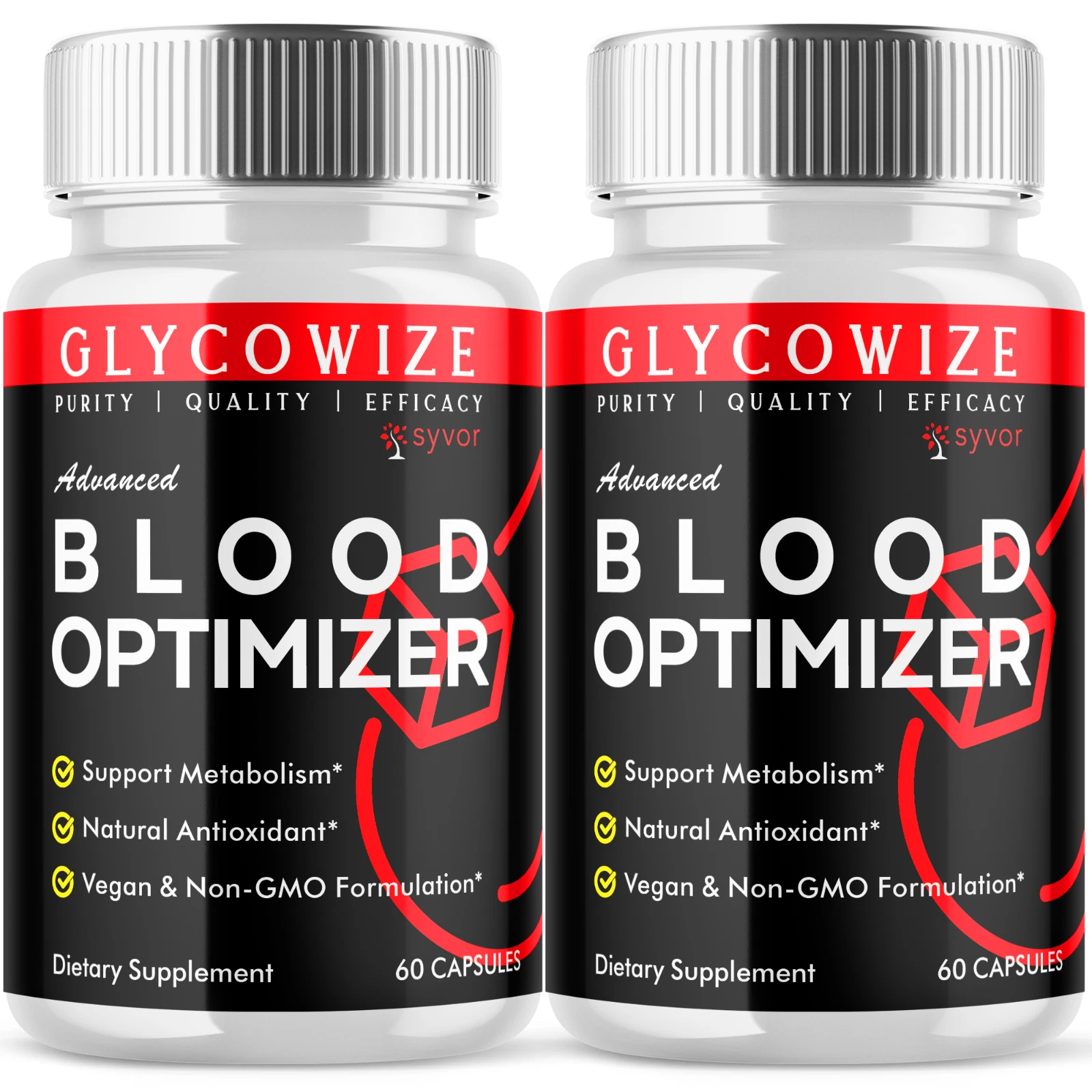 Glycowize Advanced Blood Optimizer Pills Natural Glycogen Support 120 Capsules