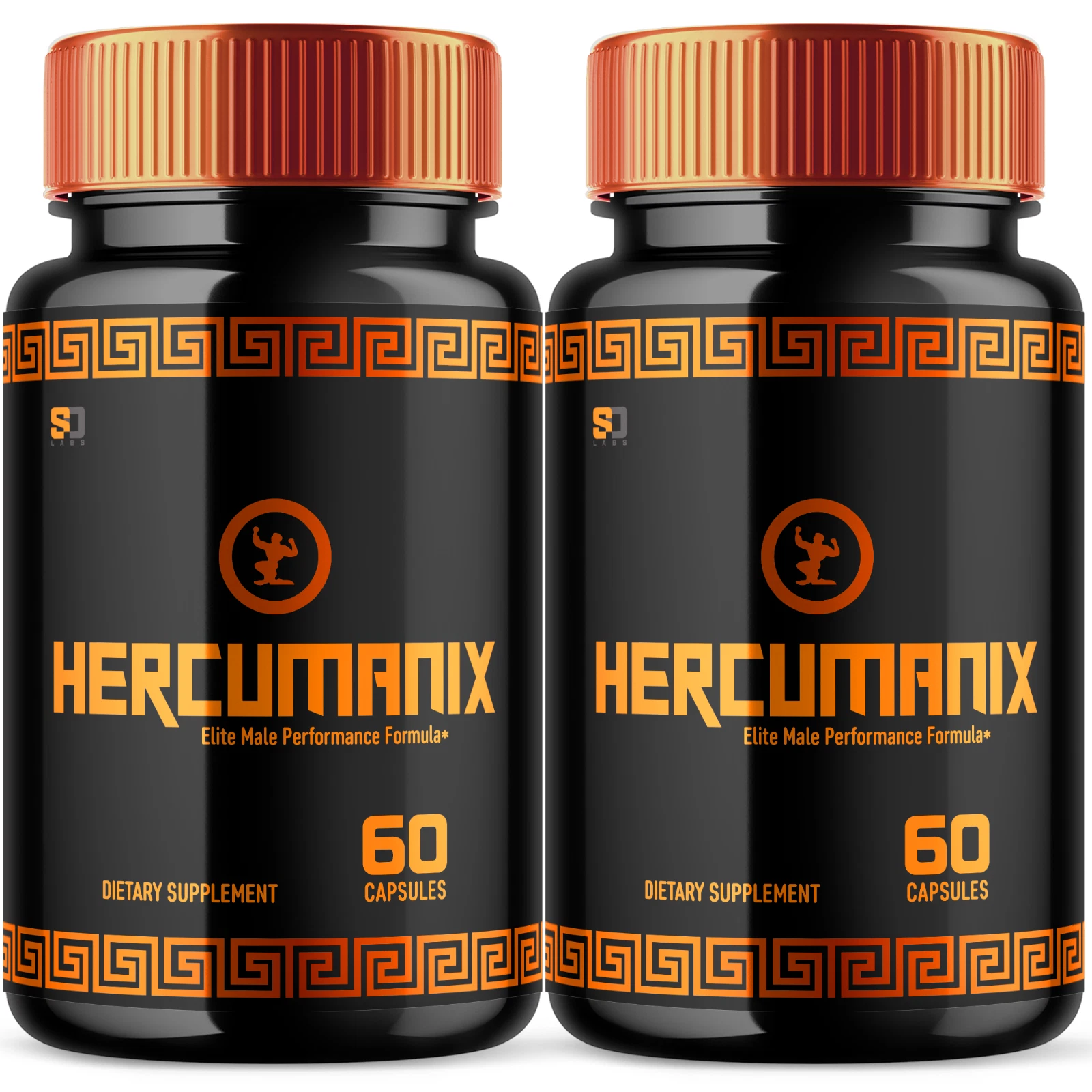 Hercumanix Elite Male Performance Formula for Energy and Vitality (2 Pack)
