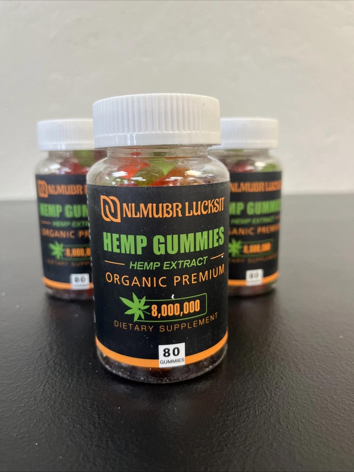 Premium Natural Hemp Gummies-Sleep, Health, Anxiety, Stress, Night, 80 Count
