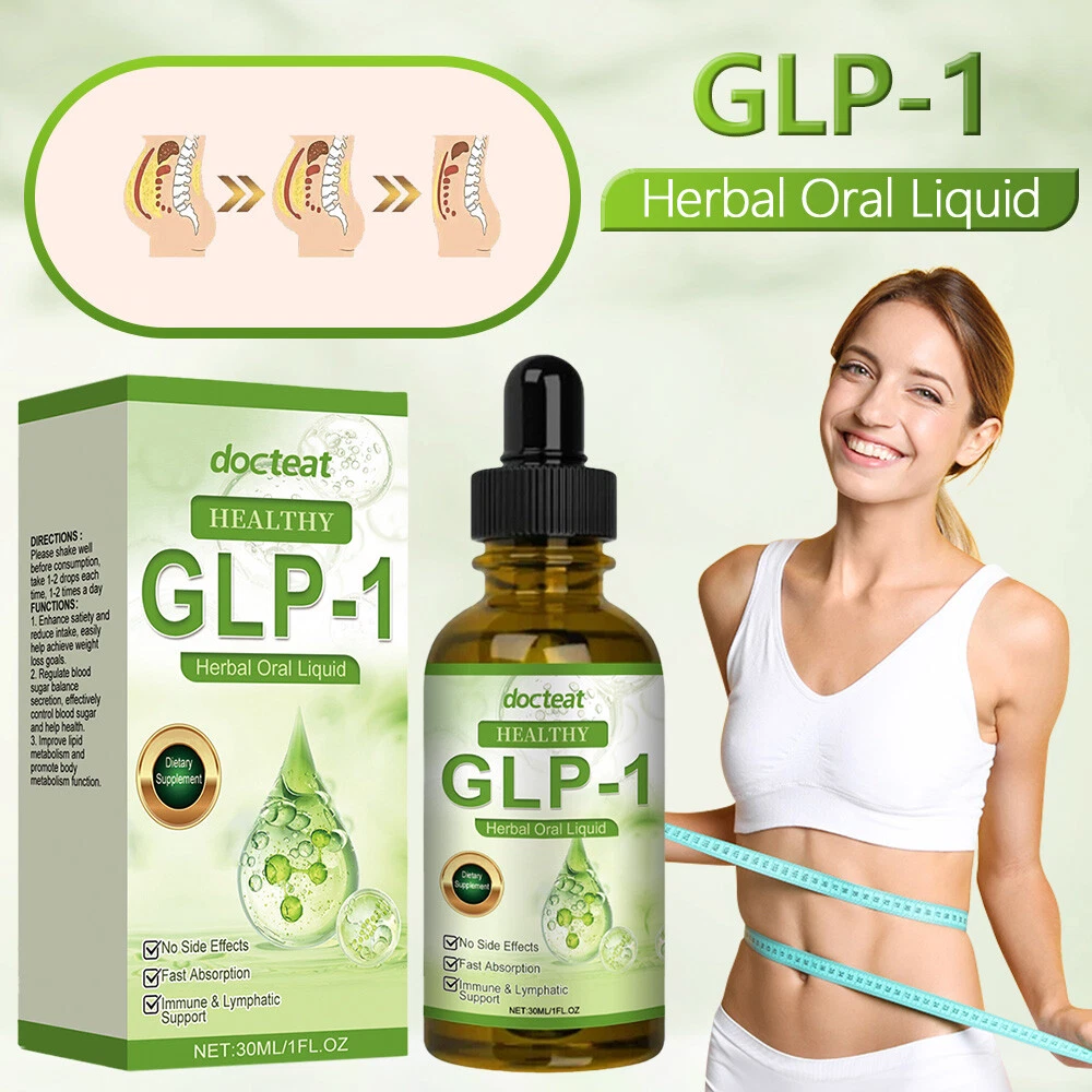 1-3PCS New GLP-1 Herbal Fat Burner Drops Natural Formula For A Great Body