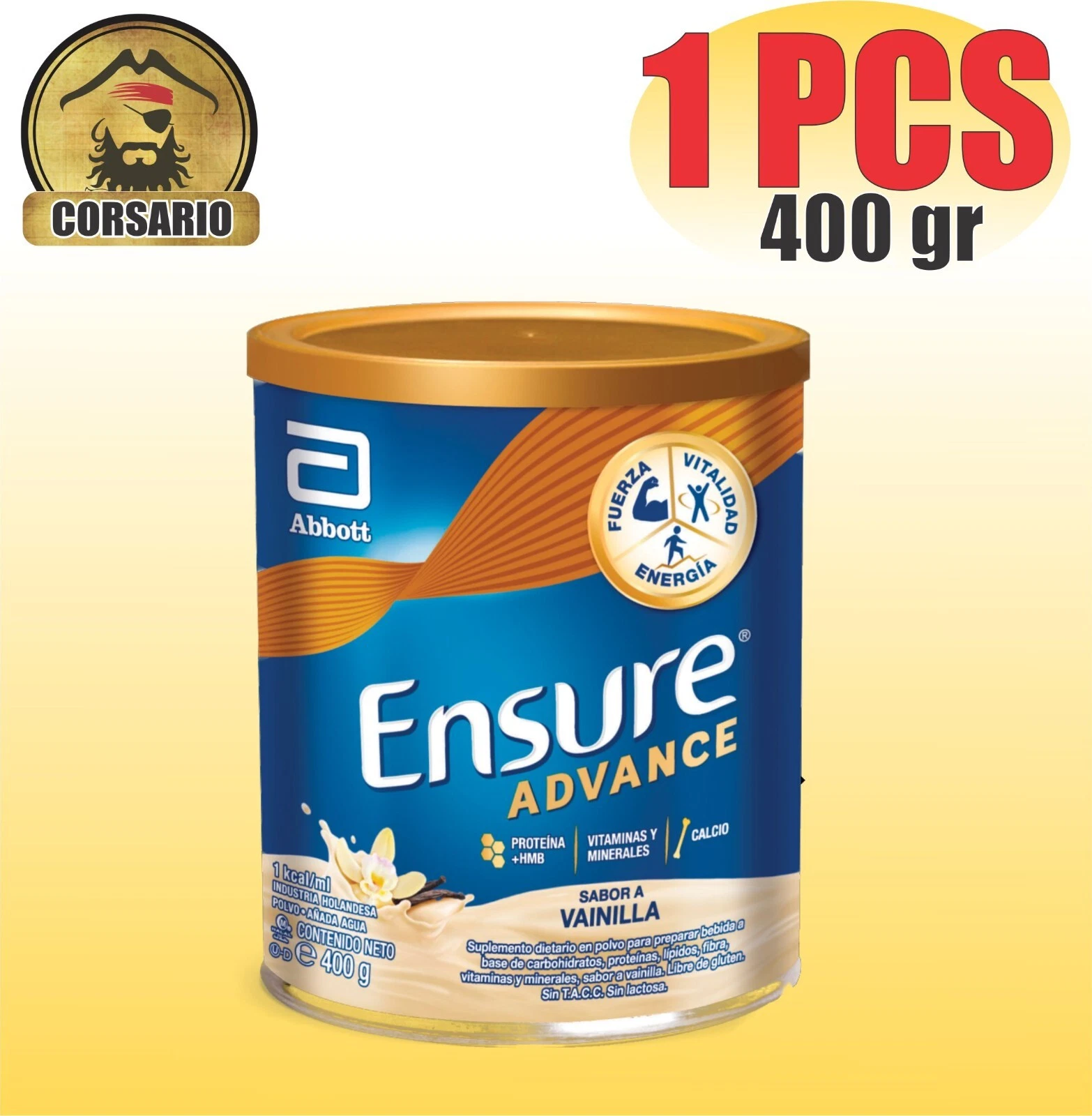 ensure-advance food supplement vanilla (400 grs)