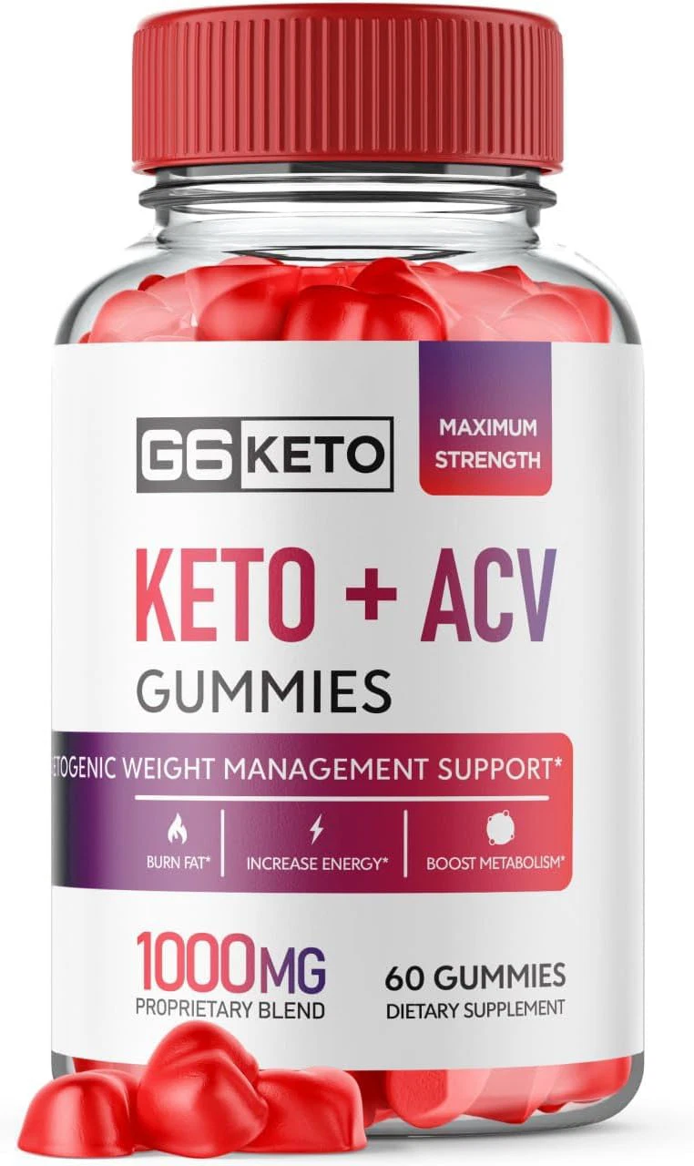 1-Pack G6 Keto Gummies - G6 Keto ACV Gummies - 60 Gummies