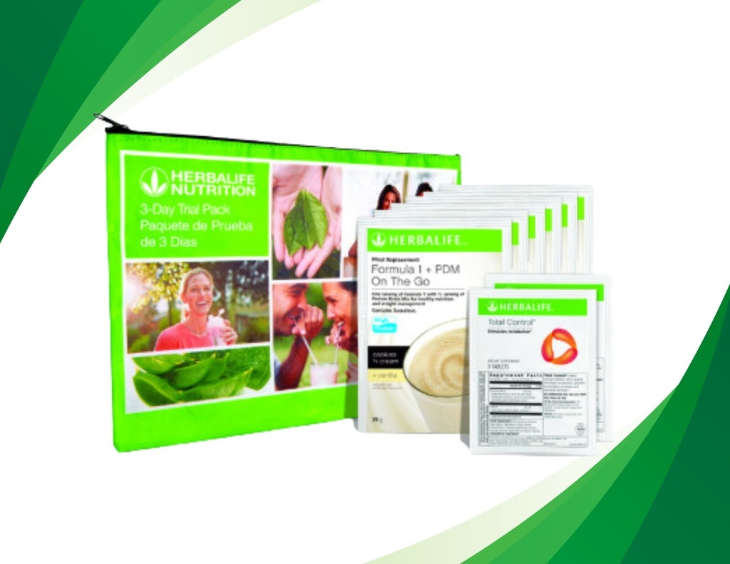 3 Days Trial Pack with Formula 1 and Total Control Tablets