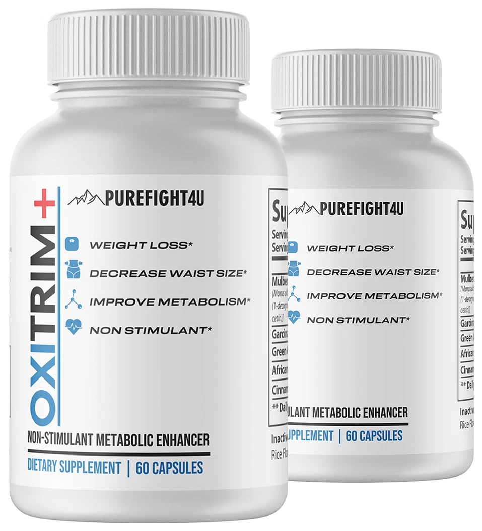 OXITRIM+ Dietary Supplement 2 Bottles 120 Capsules