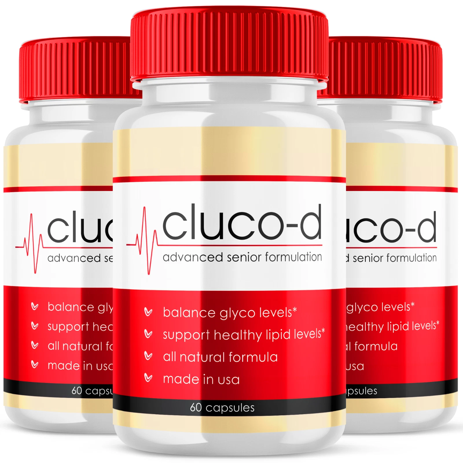 Cluco D Advanced Blood Support Natural Glyco Support Supplement 180 Capsules