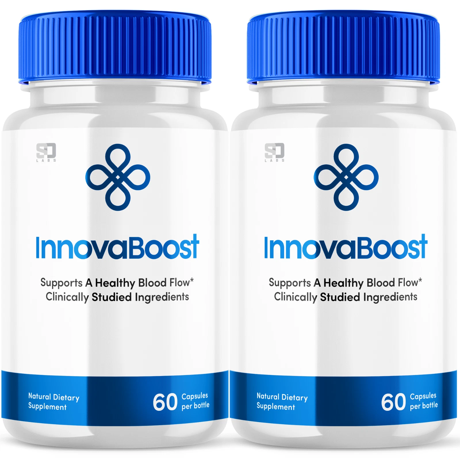 (2 Pack) Innovaboost Healthy Blood Flow Pills, Innova Boost (120 Capsules)