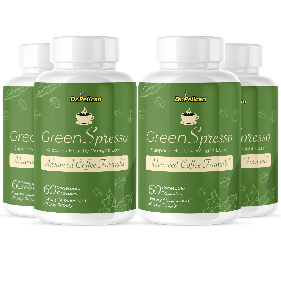 GreenSpresso- Keto & Weight Support- 4 Bottles- 240 Capsules