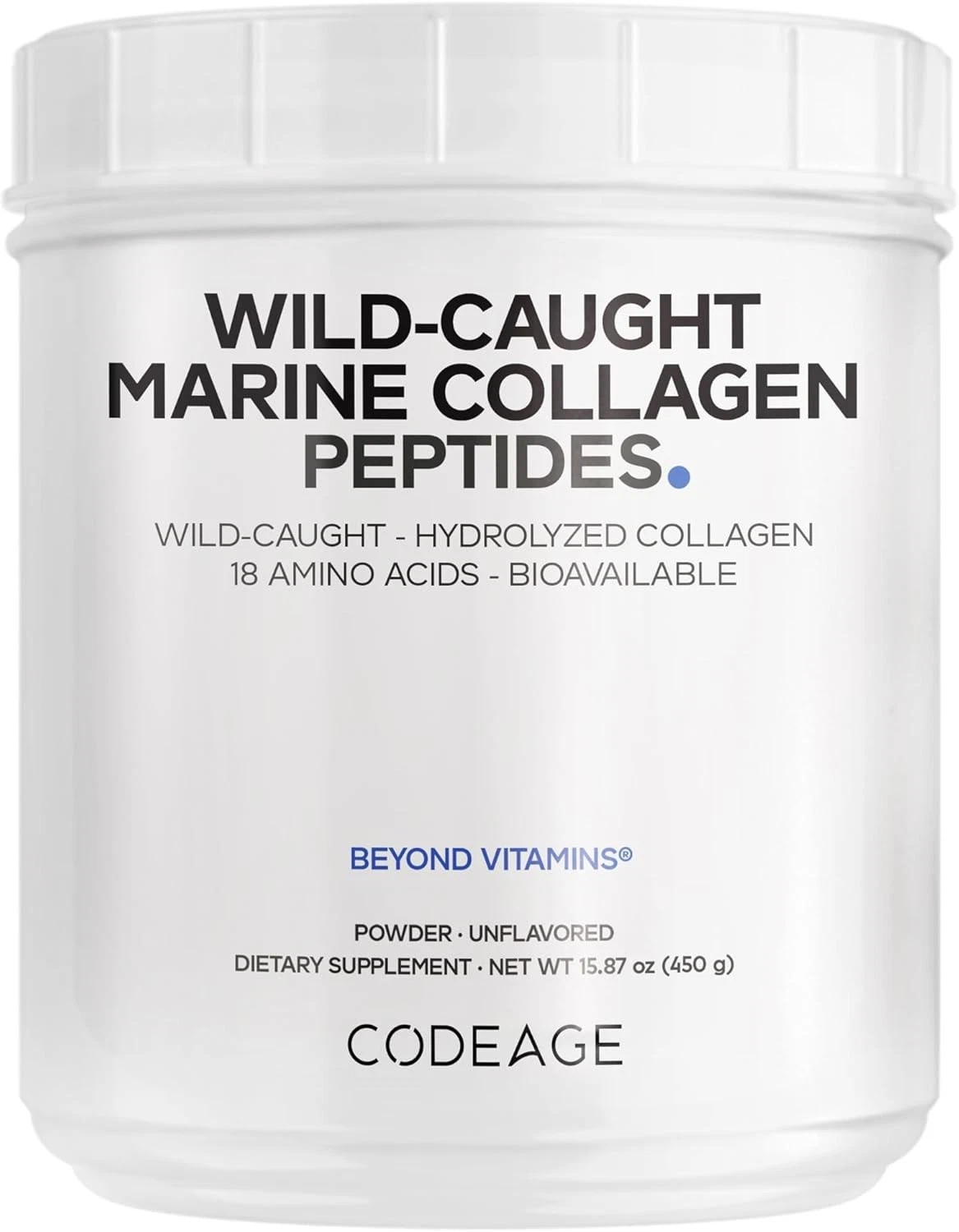 Codeage Wild-Caught Marine Collagen Peptides Powder