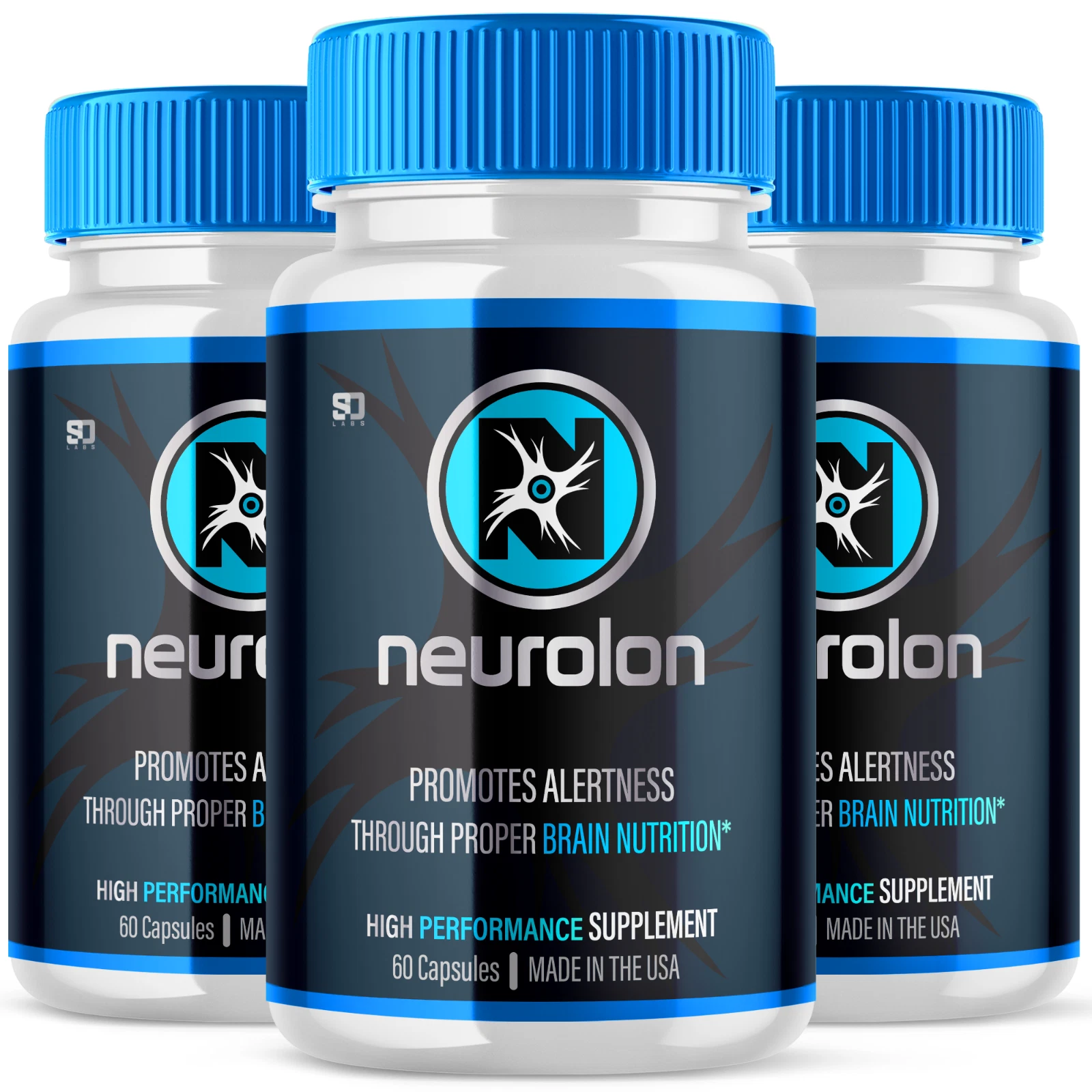 Neurolon High Performance Promotes Alertness and Brain Health (3 Pack)