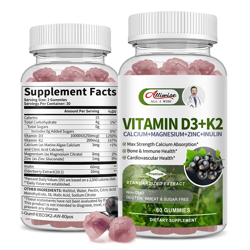 Vitamin D3 120pcs Extra Strength D3 Supplements with 10000 IU US