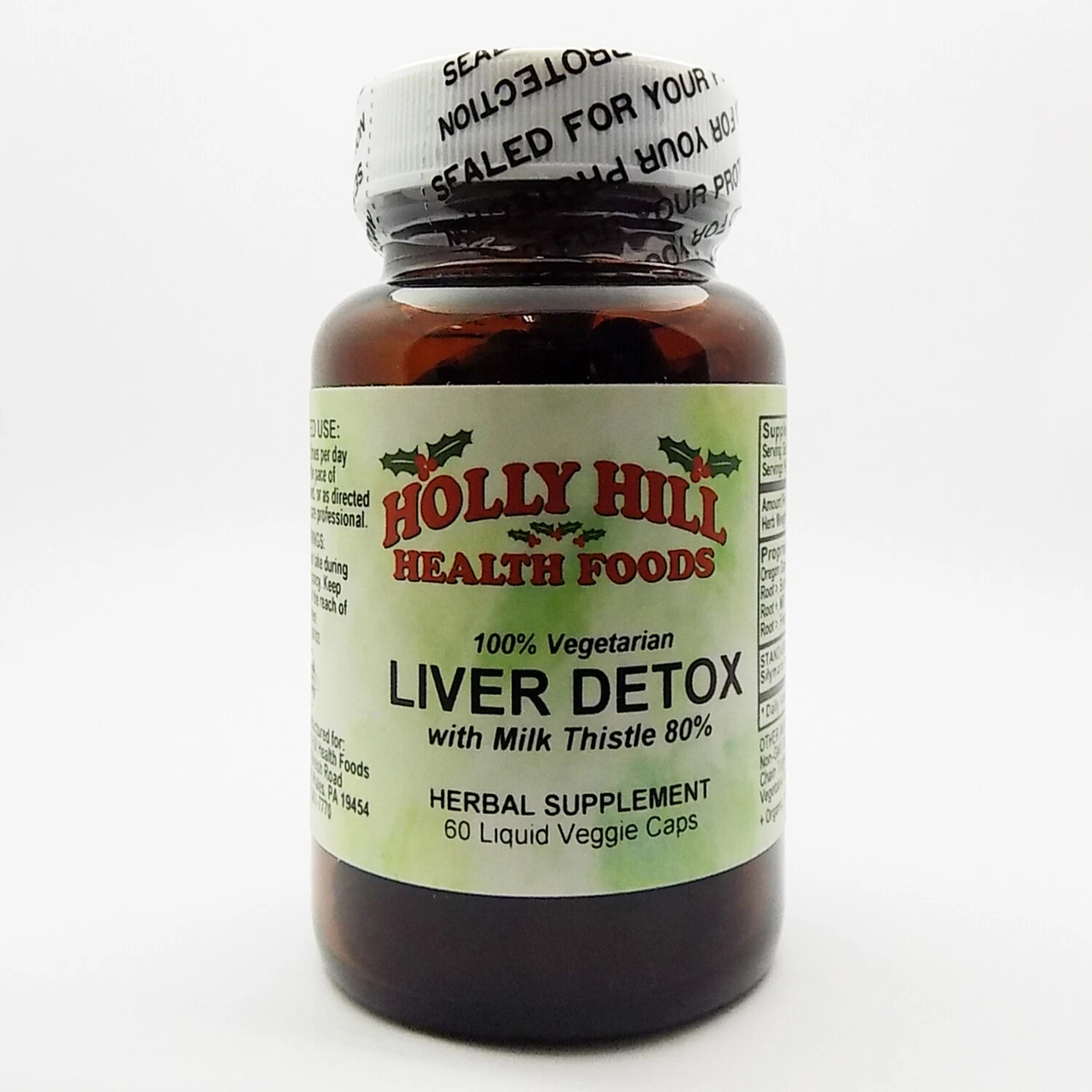 Holly Hill Health Foods, Liver Detox (with Milk Thistle), 60 Liquid Veg Caps