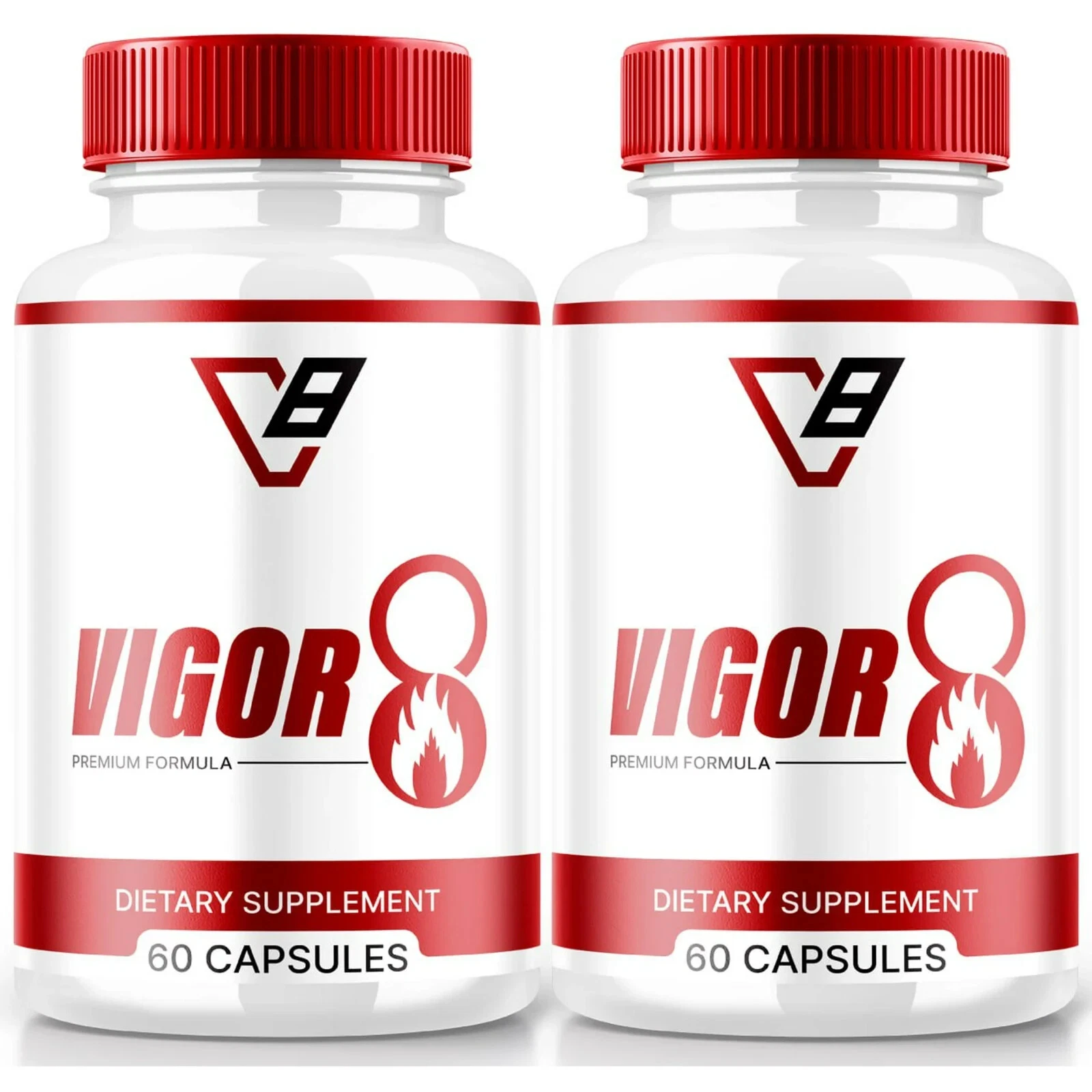 (2 Pack) Vigor 8 Advanced Male Health Pills to Improve Stamina and Endurance