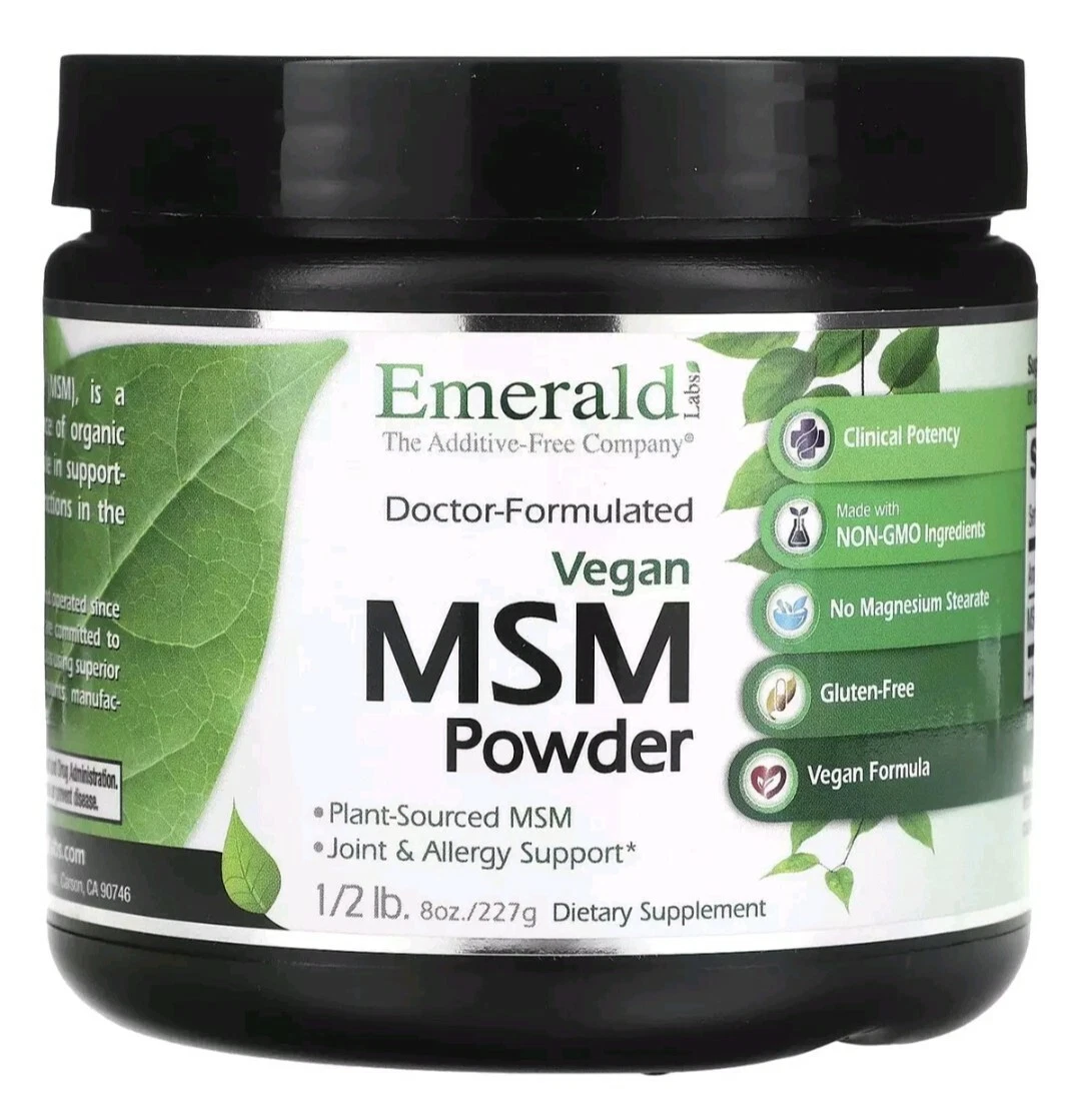 Emerald Laboratories, Vegan MSM Powder, 8 oz (227 g)