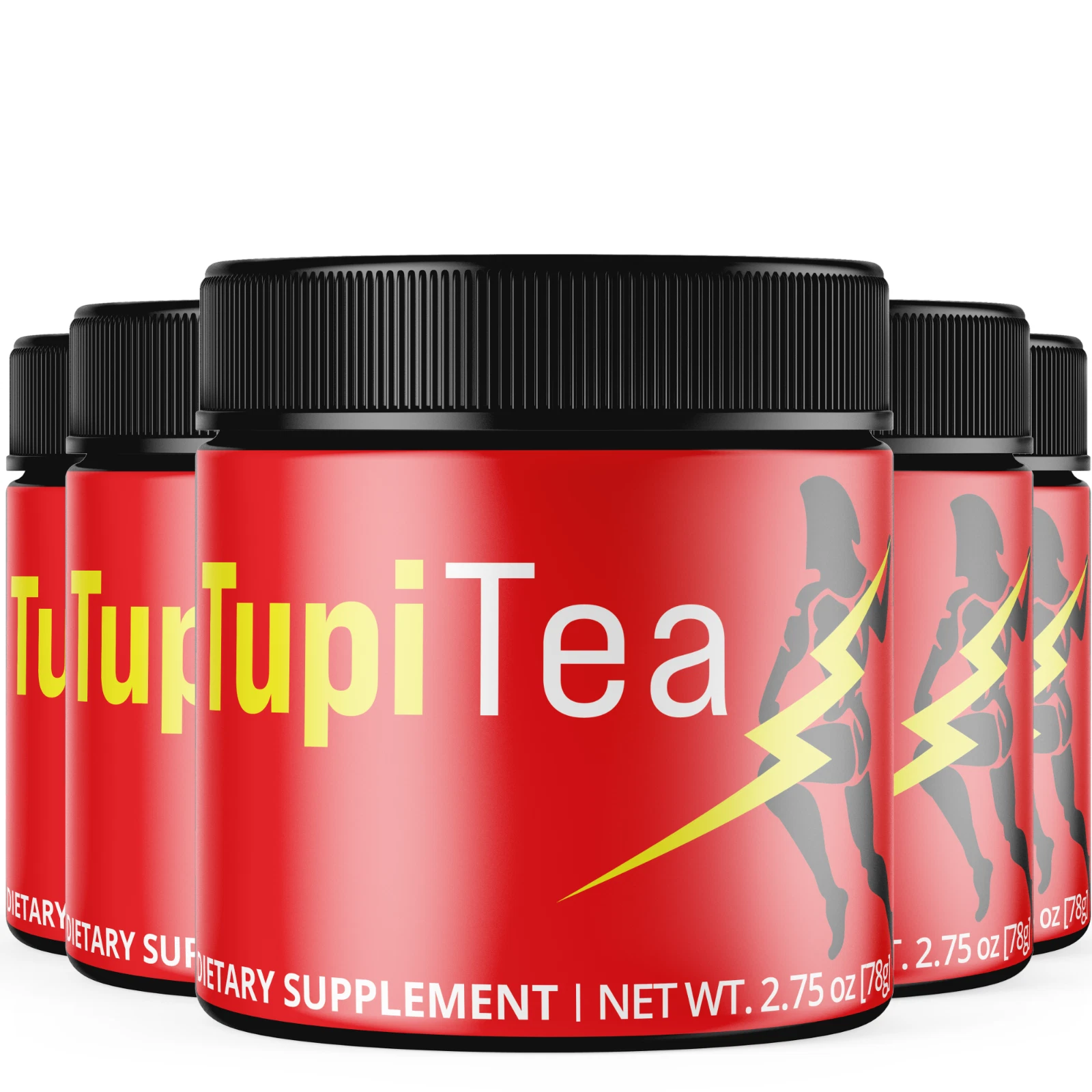 (5- Pack)-Tupi Tea Shake Powder,Weight Loss,Fat Burn,Appetite Control Supplement