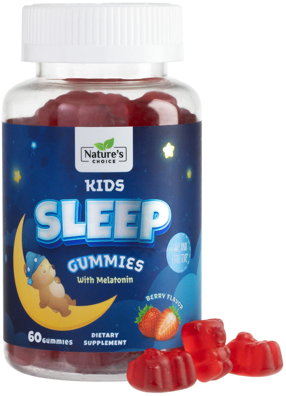 Kids Sleep Gummies 2mg, Children's Sleep Gummy with Melatonin, Non-Habit Forming