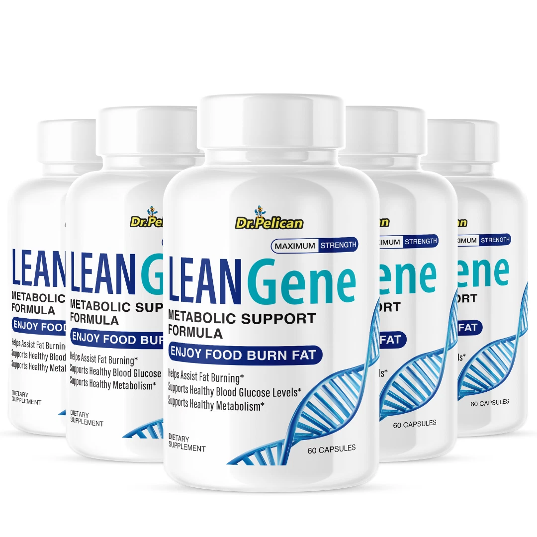 LeanGene- Blood/Weight Support- 5 Bottles- 300 Capsules