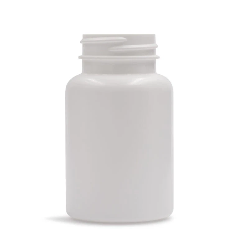120 cc white HDPE plastic pill packer bottle with 38-400 neck finish