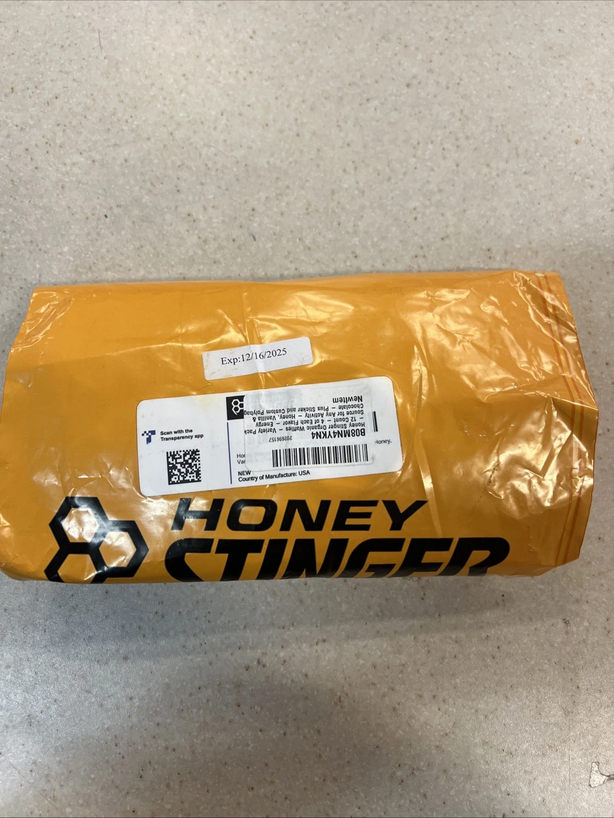 Honey Stringer Organic Waffles Variety Pack 12 Count