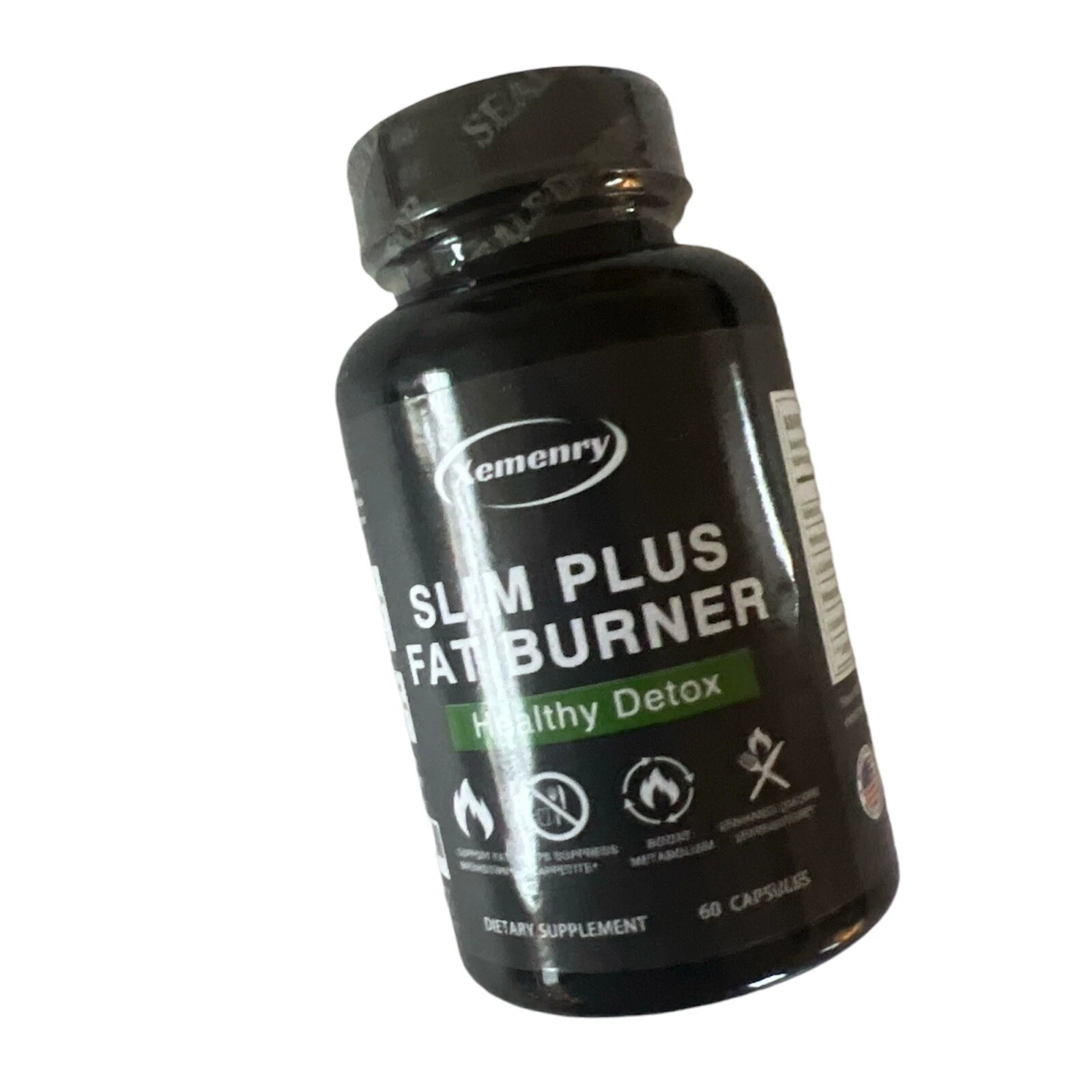 Xemeny Slim Plus Fat Burner Weight Loss, Healthy Detox 60 Caps Exp 10/26