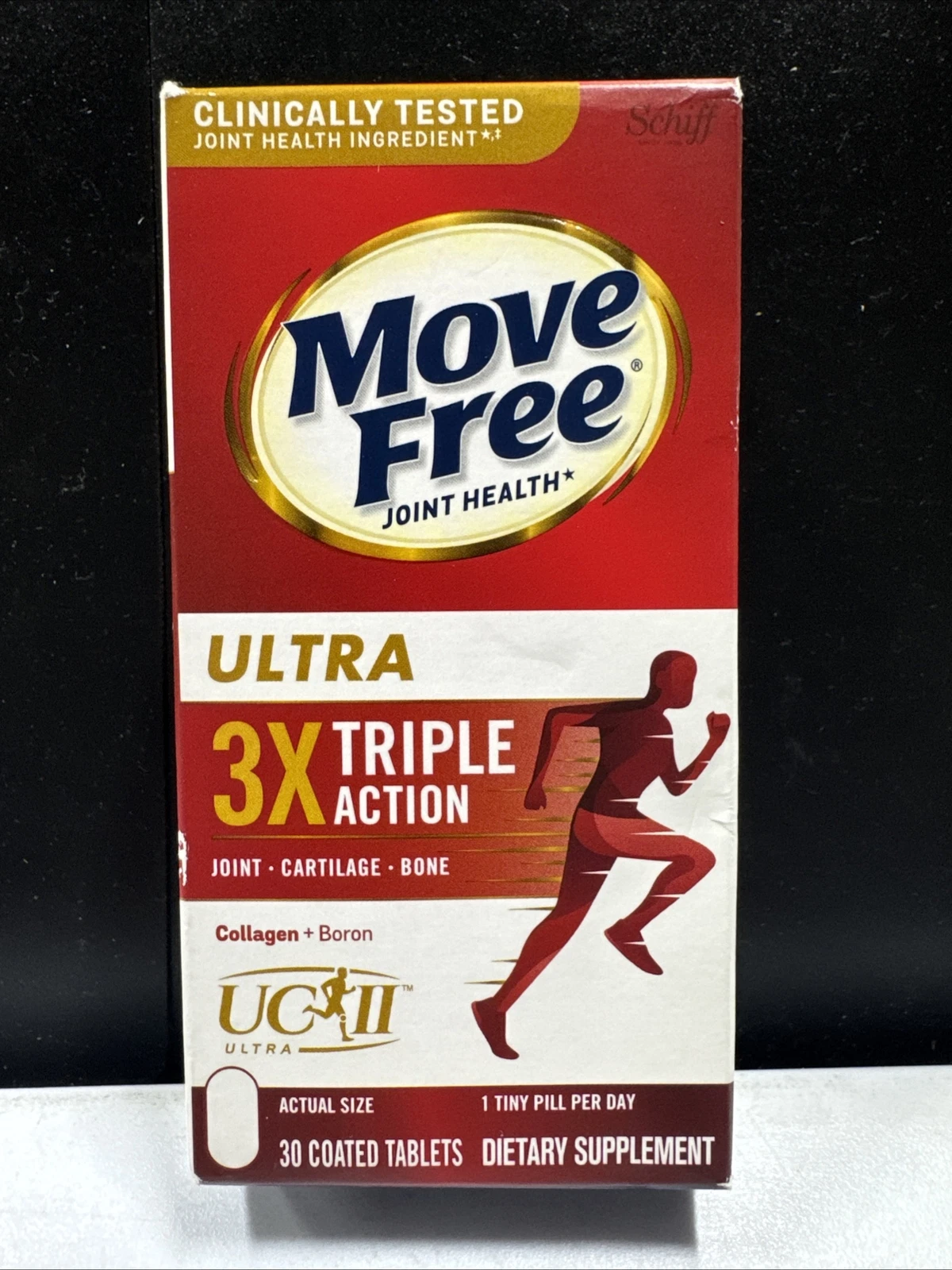 Move Free Ultra Triple Action Joint, Cartilage & Bone Health 30ct Ex 08/2025
