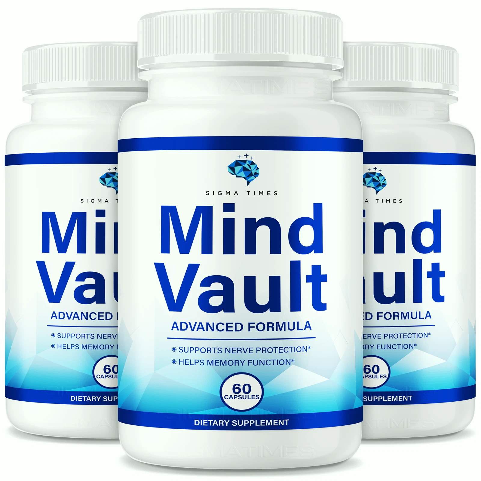 (3 pack) Mind Vault Supplement, MindVault Advanced Brain Health Support Formula
