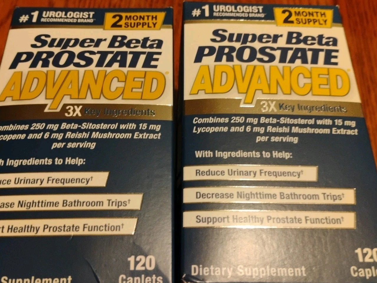 (2 )~Pack Super Beta Prostate Advanced Supplement 2x120 Cap (240) Exp 12/2026