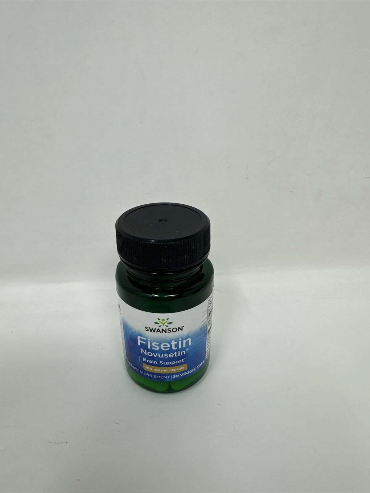 Swanson Fisetin 100 mg 30 Veggie Capsules Novusetin Brain Support Exp 10/2025.