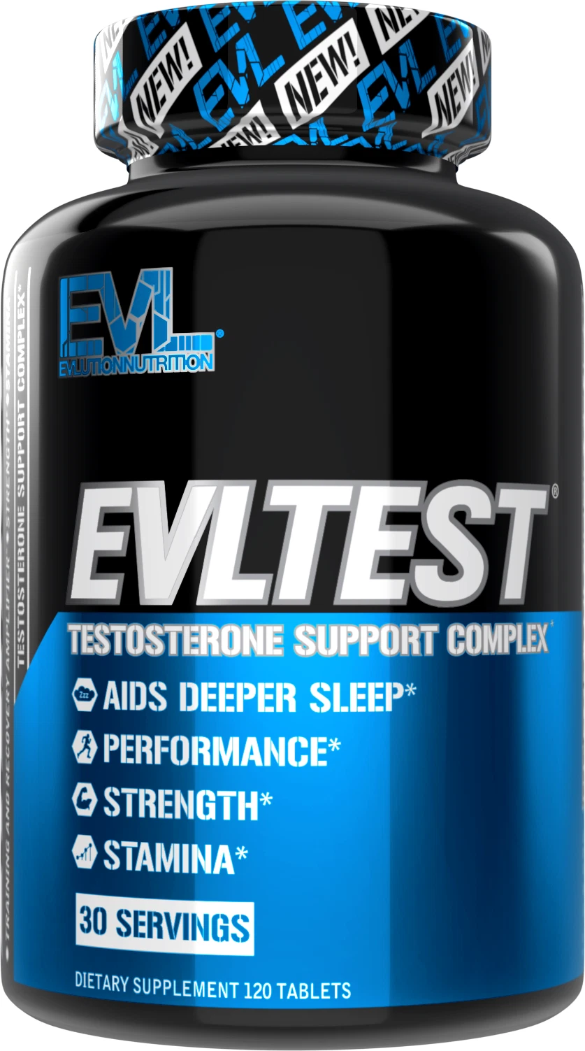 Evlution Nutrition EVL TEST - Natural Testosterone Booster - 30 Servings