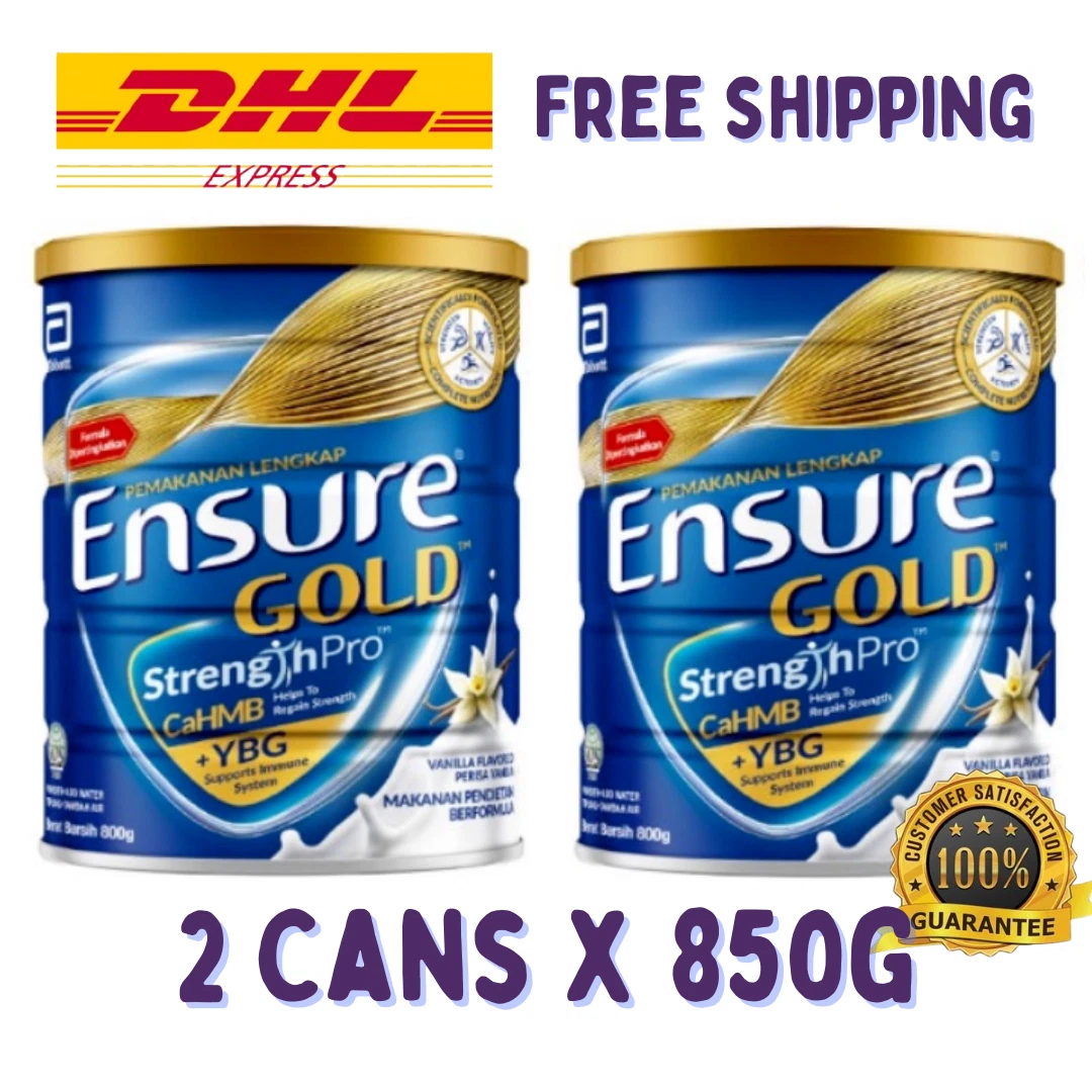 Abbott Ensure Gold Vanilla 800g x 2 for Middle-Age & Elderly FREE DHL EXPRESS