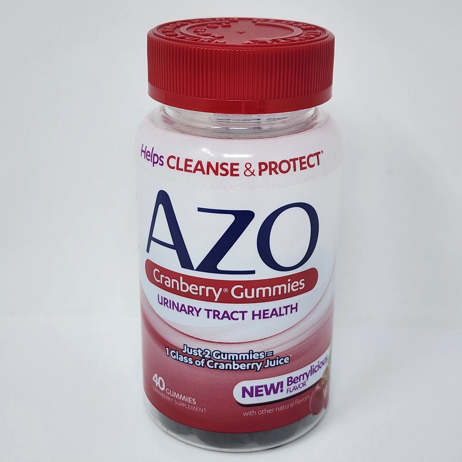 AZO Cranberry Gummies 500 mg, 40 Gummies Exp 04/2026