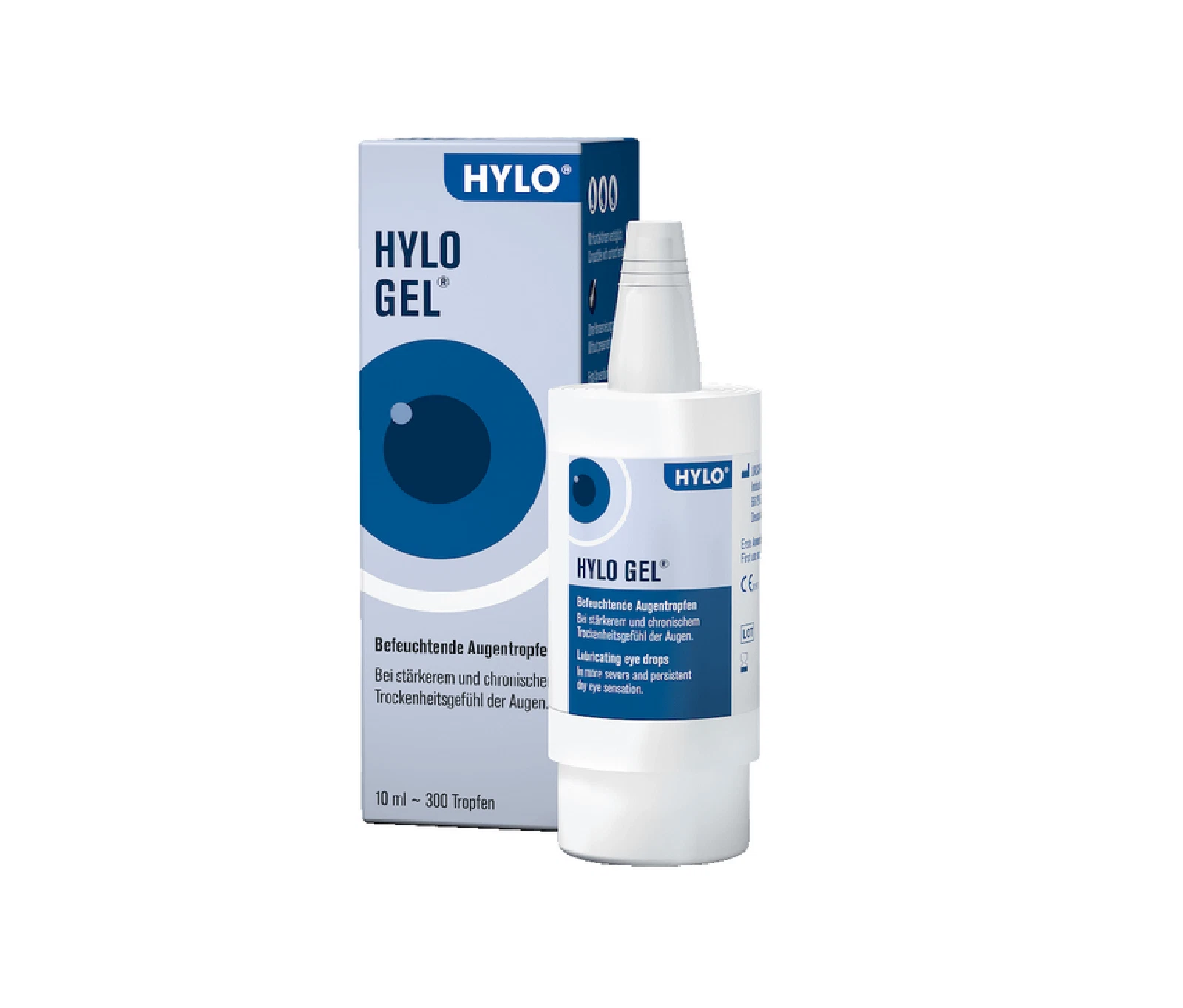HYLO Gel Lubricant Eye Drops with Sodium Hyaluronate Ursapharm