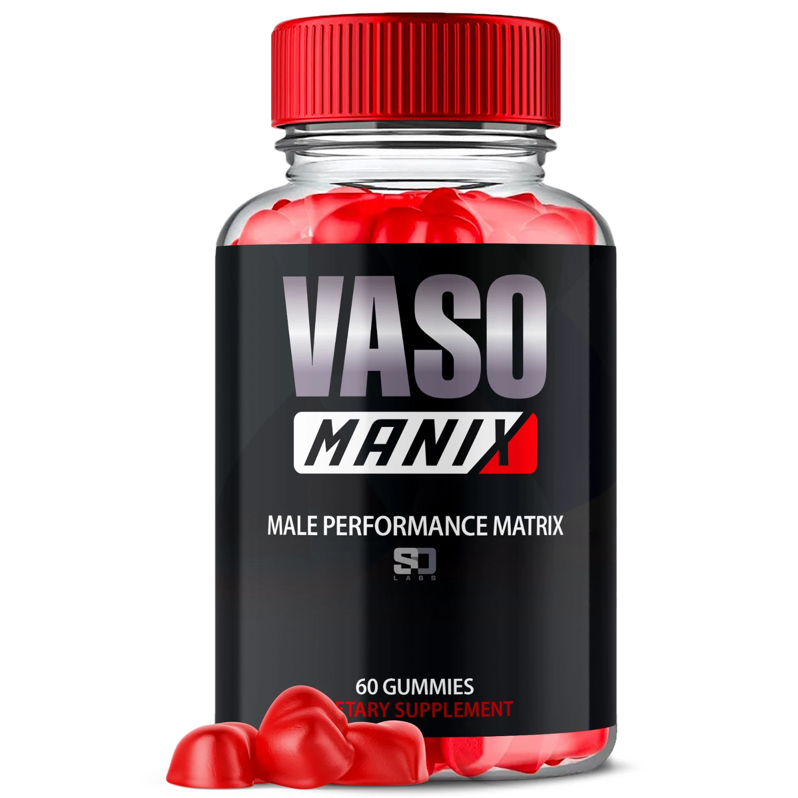 Vaso Manix - Support Energy, Vitality and Overall Wellness 60 Gummies