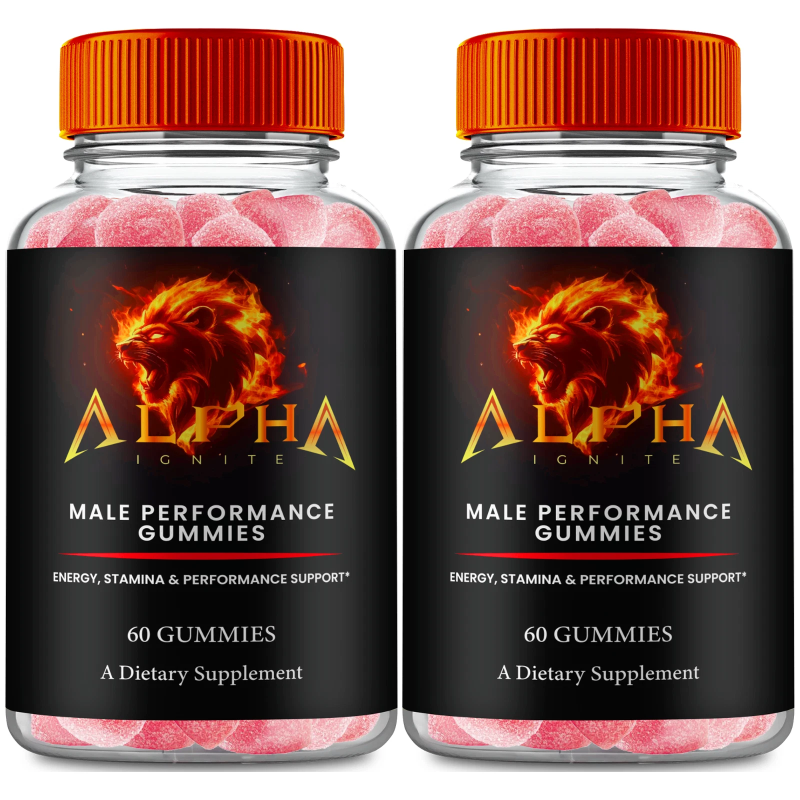 (2 Pack) Alpha Ignite Men Gummies, AlphaIgnite Maximum Male Performance Gummy