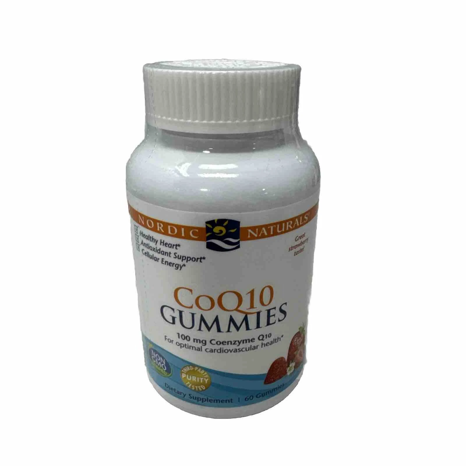 Nordic Naturals CoQ10 Strawberry Gummies - Antioxidant Gummies, 60 ct ATS