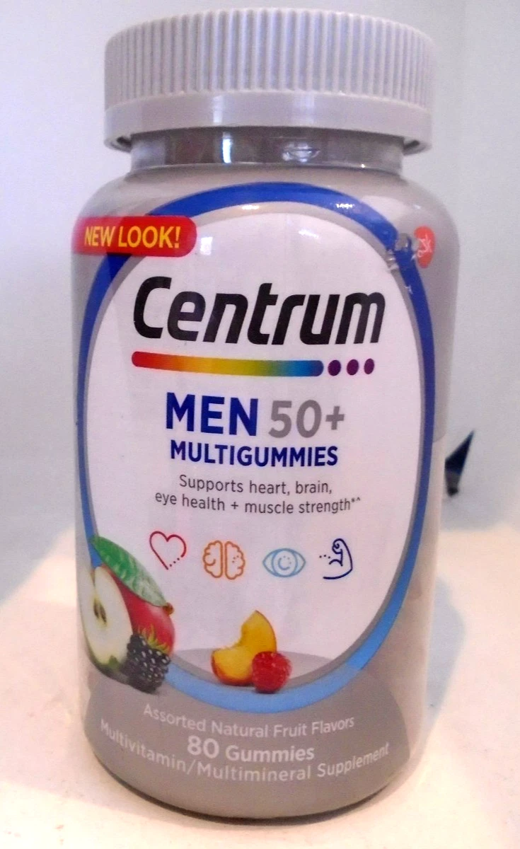 Centrum Multigummies Mens 50 Gummy Vitamins 116 Pcs Total EXP 02/2026