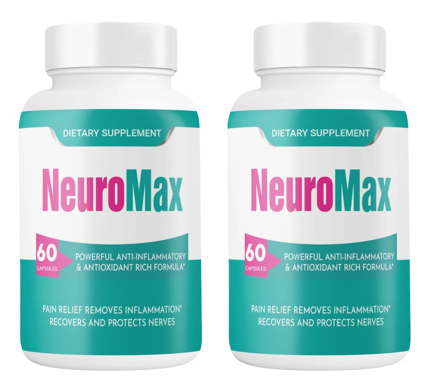 NeuroMax Nootropic Pills Natural Formula Brain Supplement 120 Capsules