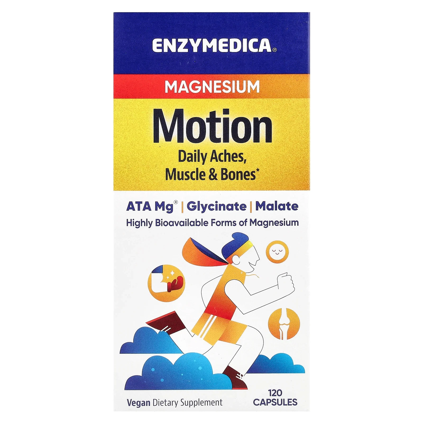 Magnesium Motion, 120 Capsules (350 mg per Capsule)