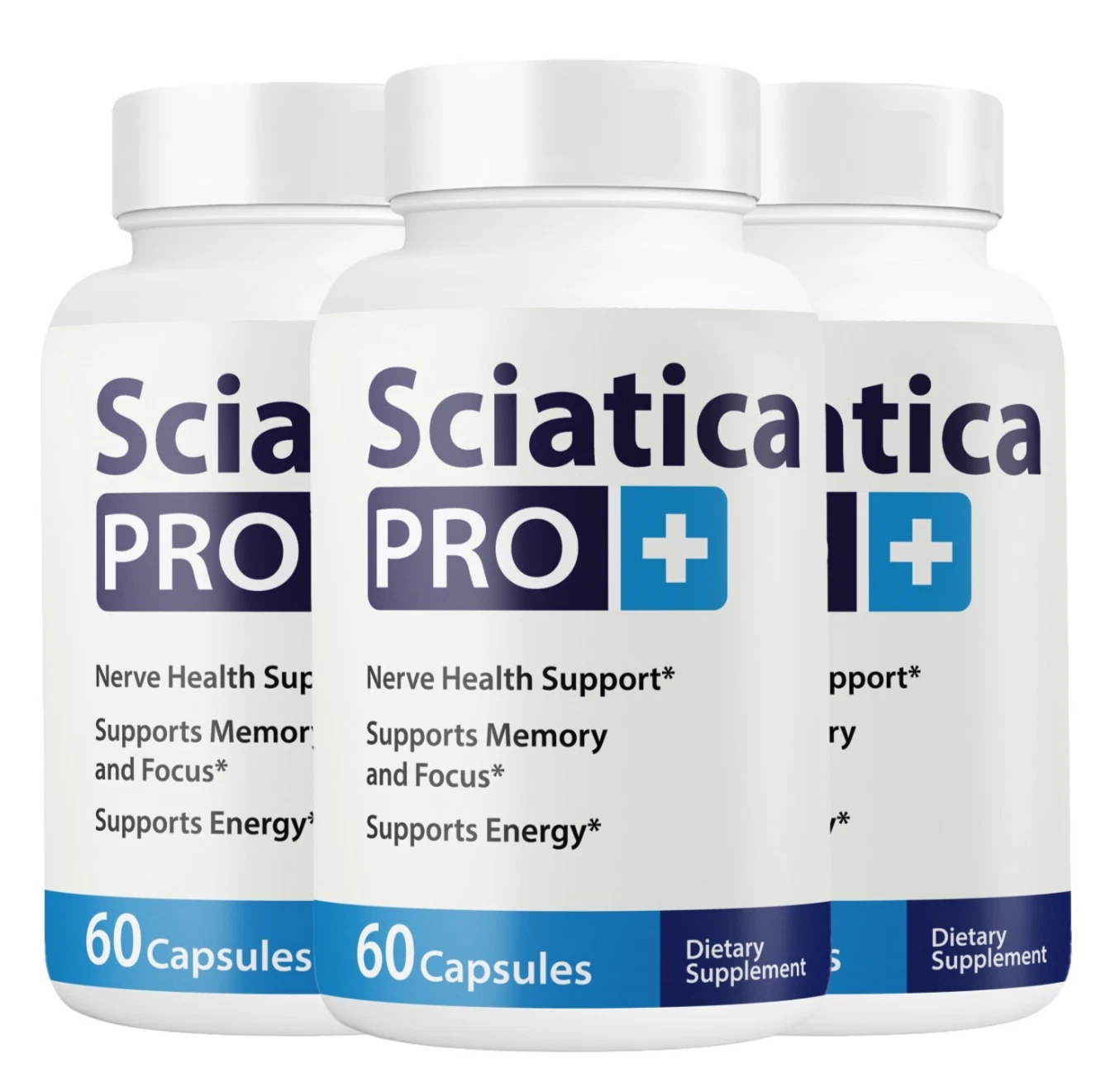 (3 Pack) Sciatica Pro+ Pills for Nerve Health, Sciatica Pro Plus Nerve Support