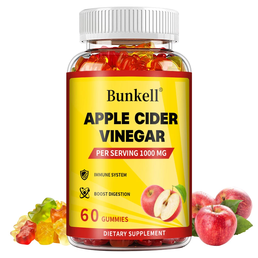 Apple Cider Vinegar Gummies Promote Metabolism,Support Burn Fat&Digestive Health