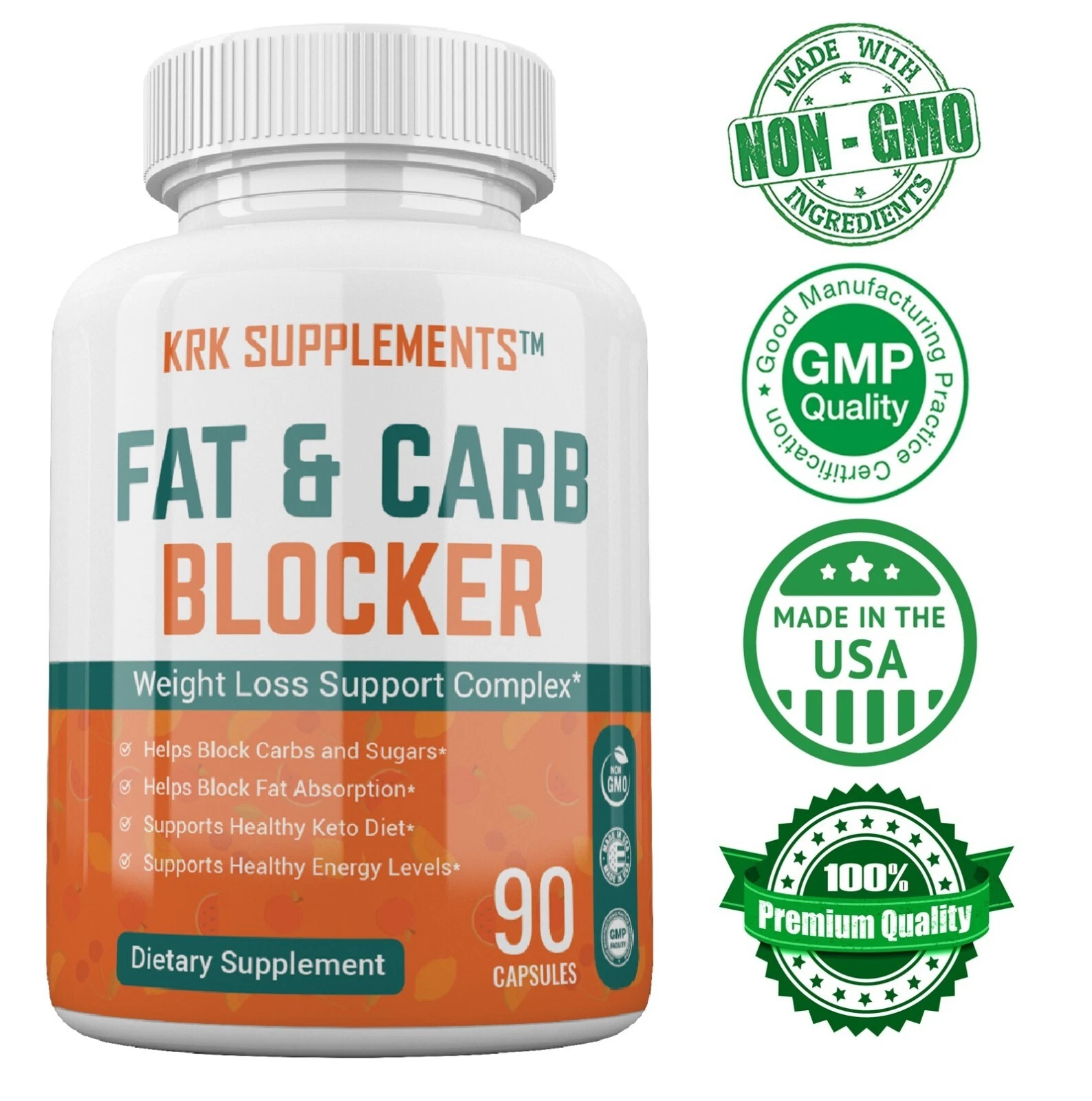 Fat Carb Blocker xp Extra Strength Weight Loss Complex Burn Low Keto Diet Pills