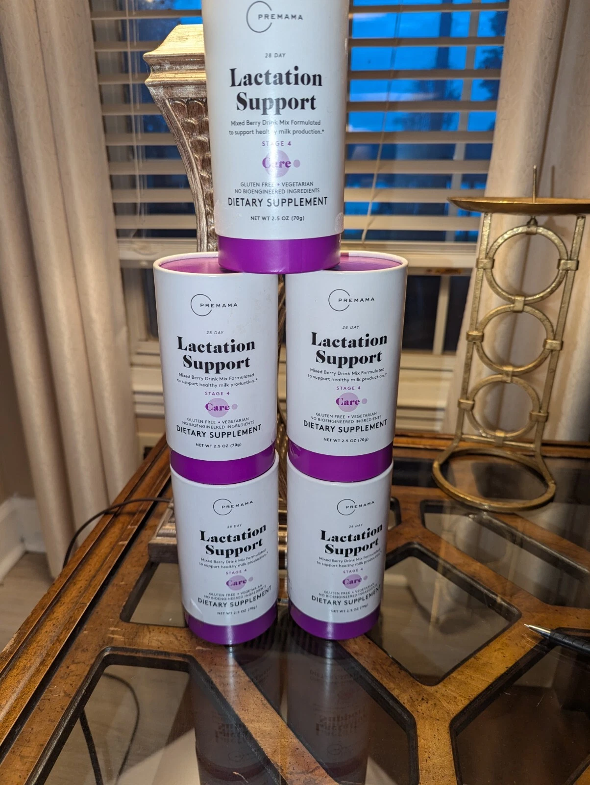 Lot of 5 Premama Lactation Support 28 Day 2.4oz Multivitamin Supplement Exp 7/25